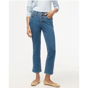 J. Crew Button Fly Crop Flare Jean